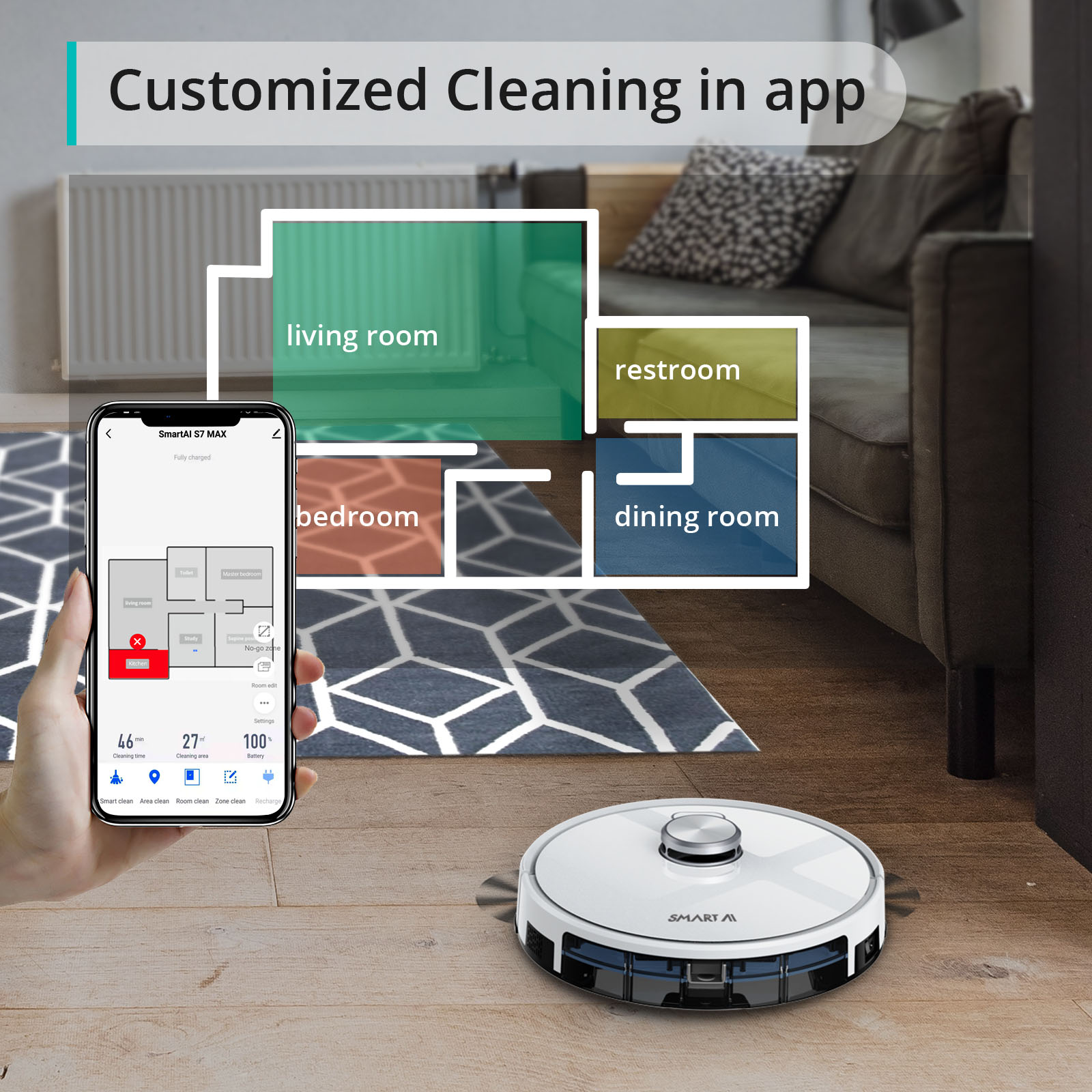 Customized Cleaning in app